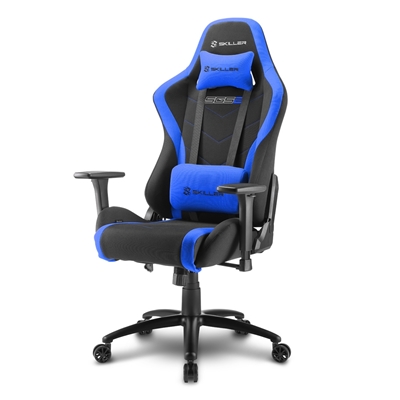 Sedia Gaming Sharkoon Skiller Sgs2 Black/blue Telaio Acciaio Basculante Schienale Regolabile Tessuto Traspirante + Cuscini