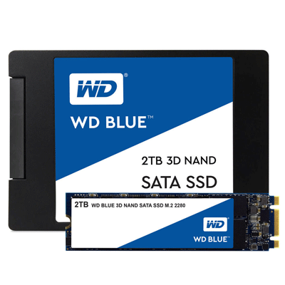 Ssd-solid State Disk 2.5" 1000gb (1tb) Sata3 Wd Blue Wds100t2b0a Read:560mb/s-write:530mb/s