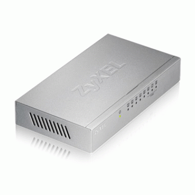 Switch 8p Lan 10/100m Zyxel   Es-108av3-eu0101f  V3 Auto Mdi/mdi-x Desktop Metal Case 3p Qos -garanzia 5 Anni-