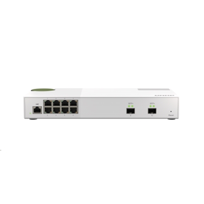 Switch Qnap Qsw-m2108-2s 10p Web Managed Di Cui 2p 10gbe Sfp+ 8p 2.5gbe (rj45)