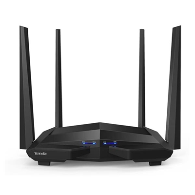 Wireless Ac1200 Router Dual Band Tenda Ac10u  5ghzx867mbps/2.4ghzx300mbps -1p Wan+3p Gigabit-1p Usb-4ant. 5dbi - Garanzia 3 Anni