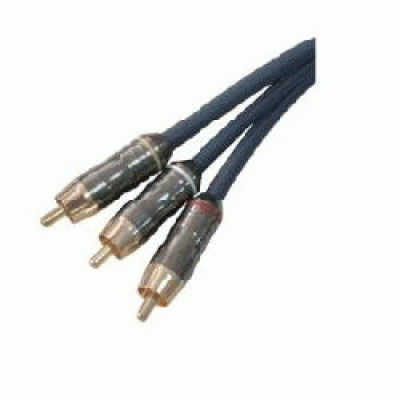Cavo Audio Video Nilox 07nxva5crp201 50cm 3xrca M/m Nero