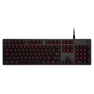 Tastiera Logitech Retail G413 Carbon Tastiera Gaming Meccanica Retroilluminazione Red Con Cavo Nera P/n 920-008530
