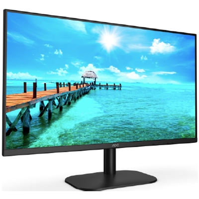 Monitor Aoc Lcd Va Led 23.8" Wide Frameless 24b2xdm 4ms Fhd 3000:1 Black Vga Dvi Vesa Fino:28/02