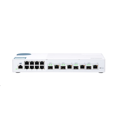 Switch Qnap Qsw-m408-4c 8p 1gbps-4p 10g Sfp+/ Nbase-t Combo Fino:31/03
