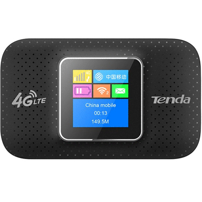 Wireless N Router Portatile 4g Tenda 4g185 V2.0 150mbps Supporta Micro Sd Fino 32gb- Conn.fino 10 Disp.- Garanzia 3 Anni