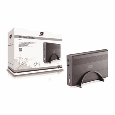 Box Est X Hd3.5" Sata Conceptronic Chd3su (necessario Hd) Interf. Usb 2.0 - Nero Satinato