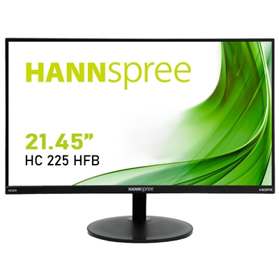 Monitor Hannspree Lcd Led 21.45" Wide Frameless Hc225hfb 5ms Mm Fhd 3000:1 Black Vga Hdmi Vesa