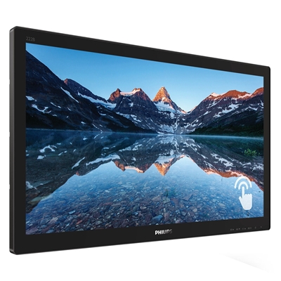 Monitor Smooth-touch Philips Lcd Led 21.5" Wide 222b9tn/00 1ms No Base Mm Fhd 1000:1 Black Vga Dvi Hdmi Dp Usb3.1 Ves Fino:04/05