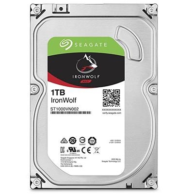 Hard Disk Sata3 3.5" X Nas 1000gb(1tb) Seagate Ironwolf St1000vn002 5900rpm Cache 64mb Per Nas Da 1 A 8 UnitÀ Certified Repair