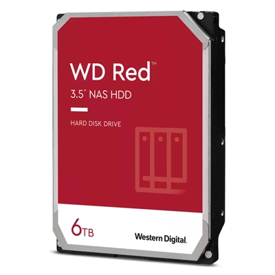 Hard Disk Sata3 3.5" X Nas 6000gb(6tb) Wd60efax Wd Red 256mb Cache 5400rpm Certified Repair