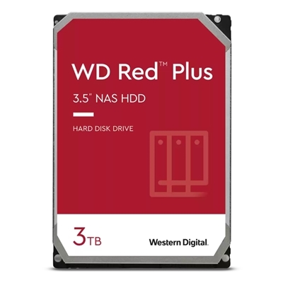 Hard Disk Sata3 3.5" X Nas 3000gb(3tb) Wd30efzx Wd Red Plus 128mb Cache 5400rpm Certified Repair
