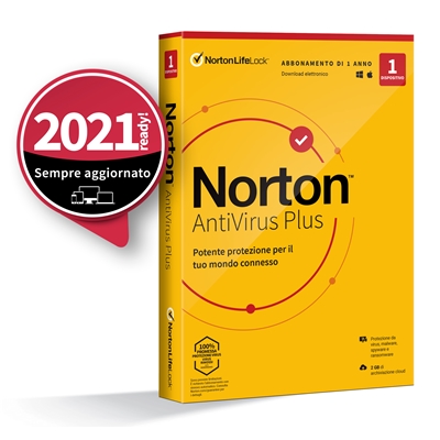 Norton Antivirus Plus 2020 -- 1 Dispositivo (21397559) - 2gb Backup