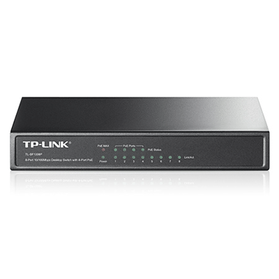 Networking Tp-link Tl-sf1008p Switch Fast Ethernet