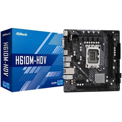 Main Board Asrock H610m-hdv Skt Lga 1700 Matx