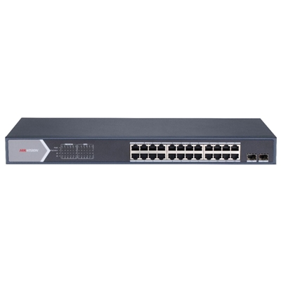 Networking Switch 26p Lan Gigabitpoe Hikvision Ds-3e1526p-si 24p Poe-2p Sfp-poe 370w - L2 Smart Managed