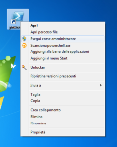 Pwershell esegui amministratore - windows