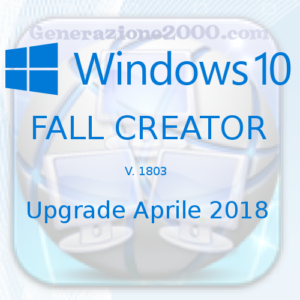 Windows 10 Fall Creator 1803 aprile 2018