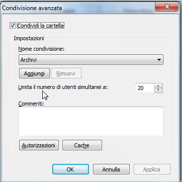 Windows 7 condivisione avanzata 01