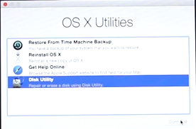 Yosemite-OSX Utilities-Disk Utilities