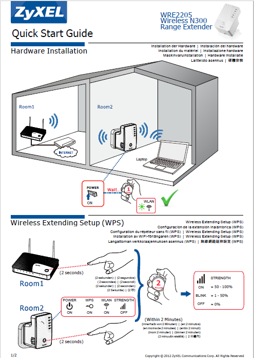 Zyxel WRE-2205 setup 01