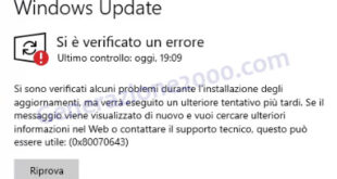 Disegno che mostra aggiornamento KB5034441 riportato sul computer